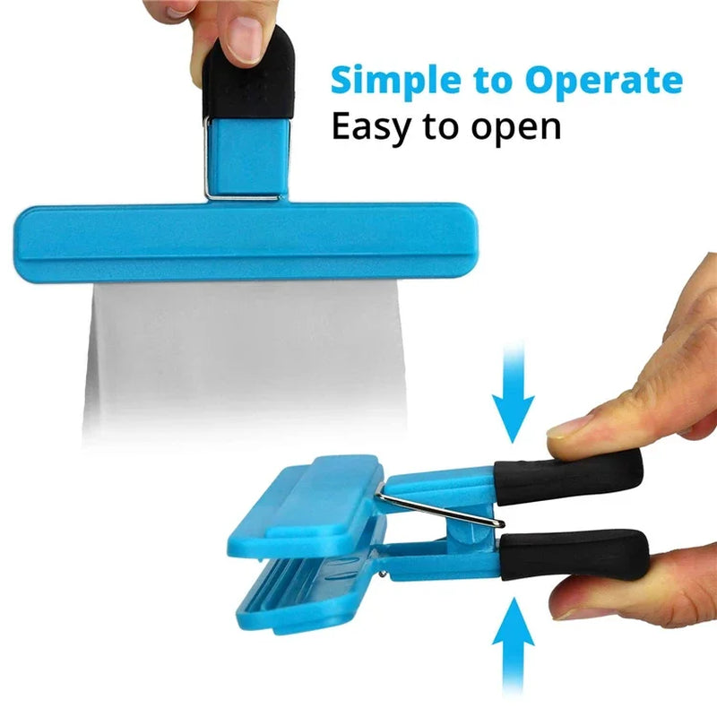 Versatile Portable Bag Clips for Food Storage - Seal & Organize Snacks Effortlessly!
