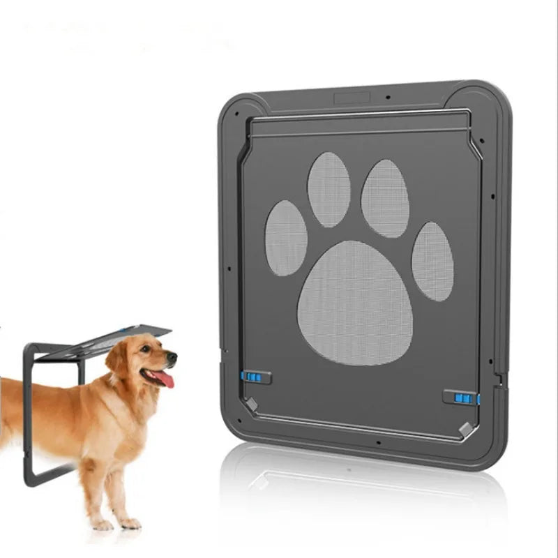 Lockable Magnetic Cat Door - Stylish & Safe Entry for Pets - Easy Install for Windows & Gardens