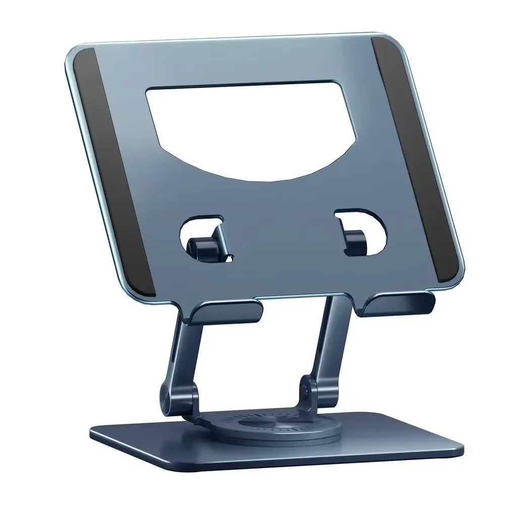 360° Rotatable Tablet Stand Adjustable Foldable Desktop Stand Holder Compatible for 4.7-12 Inch Ipad Pro/Air/Min Laptop Tablet