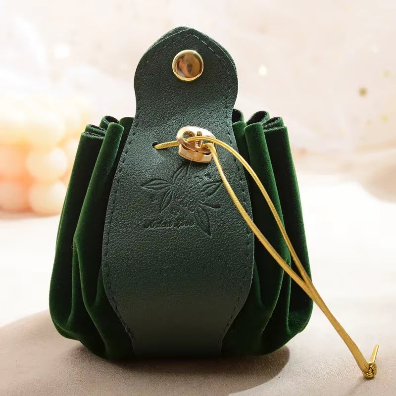 Celtic Design Genuine Leather D&D Dice Bag Tray - Cute Drawstring Pouch for RPG Gifts & Coin Purse