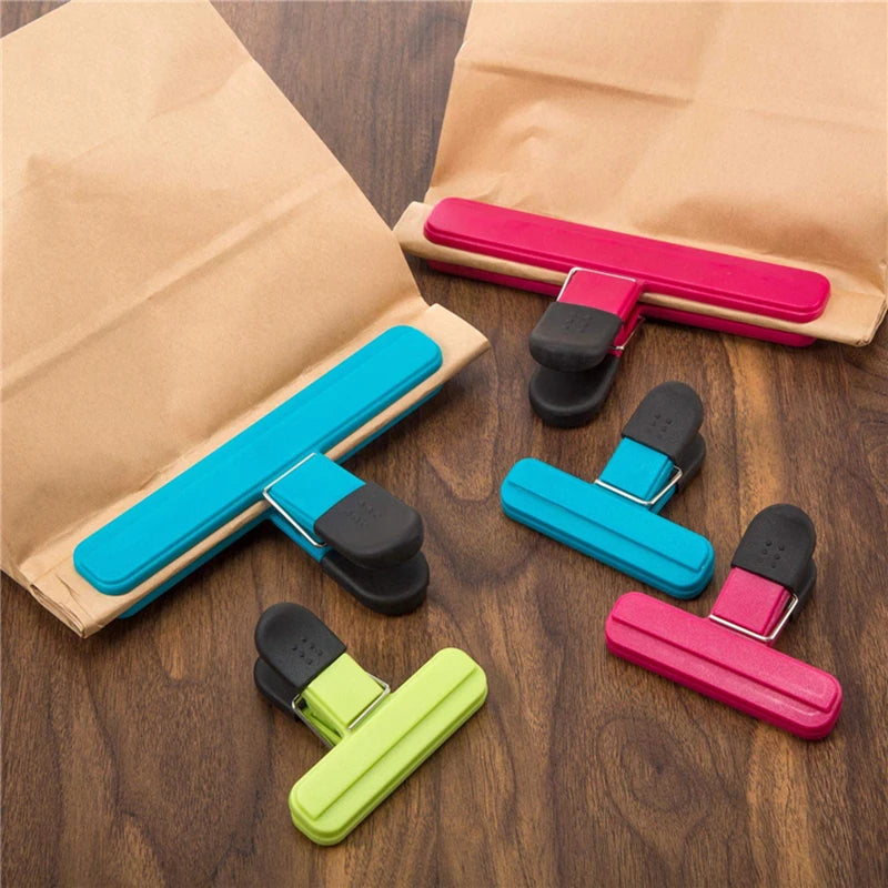 Versatile Portable Bag Clips for Food Storage - Seal & Organize Snacks Effortlessly!