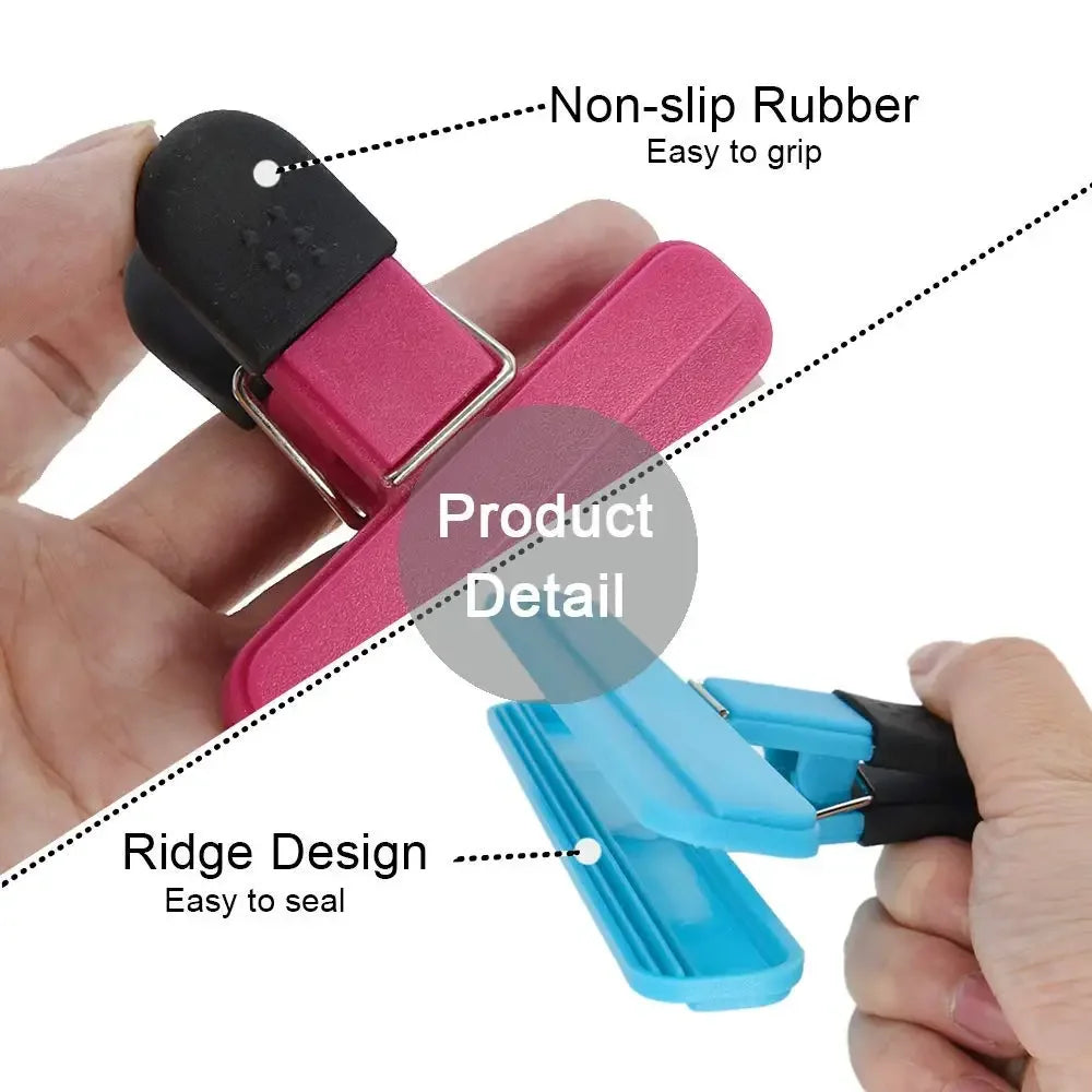 Versatile Portable Bag Clips for Food Storage - Seal & Organize Snacks Effortlessly!