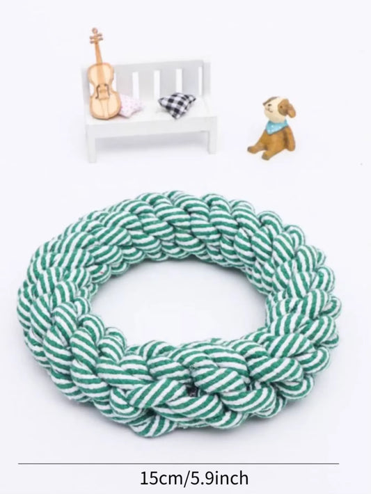 Durable Pet Dog Rope Toy – Chew-Resistant Playtime for Medium to Large Breeds, Perfect for Golden Retrievers, Pitbulls, and Labradors