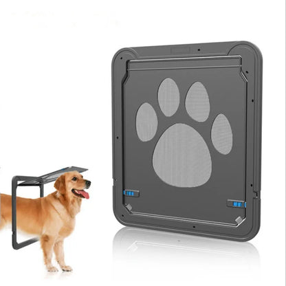 Lockable Magnetic Cat Door - Stylish & Safe Entry for Pets - Easy Install for Windows & Gardens