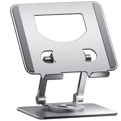 360° Rotatable Tablet Stand Adjustable Foldable Desktop Stand Holder Compatible for 4.7-12 Inch Ipad Pro/Air/Min Laptop Tablet